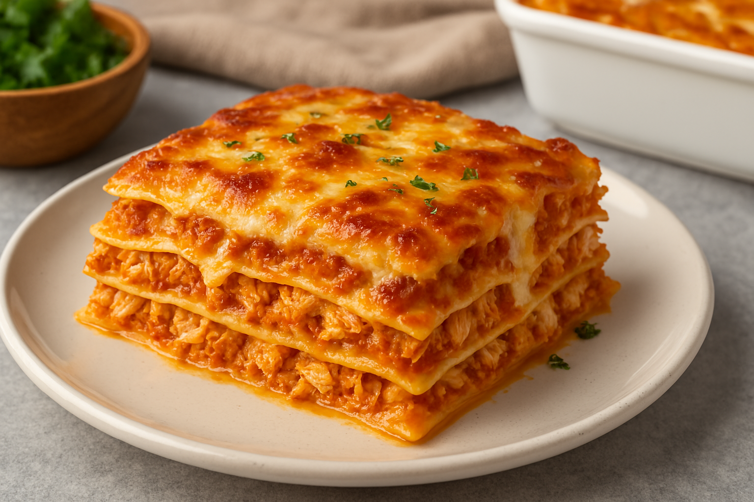Nesta receita de lasanha de frango com queijo, você vai aprender o passo a passo para preparar um prato delicioso, cremoso e perfeito para aquele almoço de domingo ou ocasião especial. Prepare-se para surpreender todo mundo com essa receita fácil, caseira e cheia de sabor!