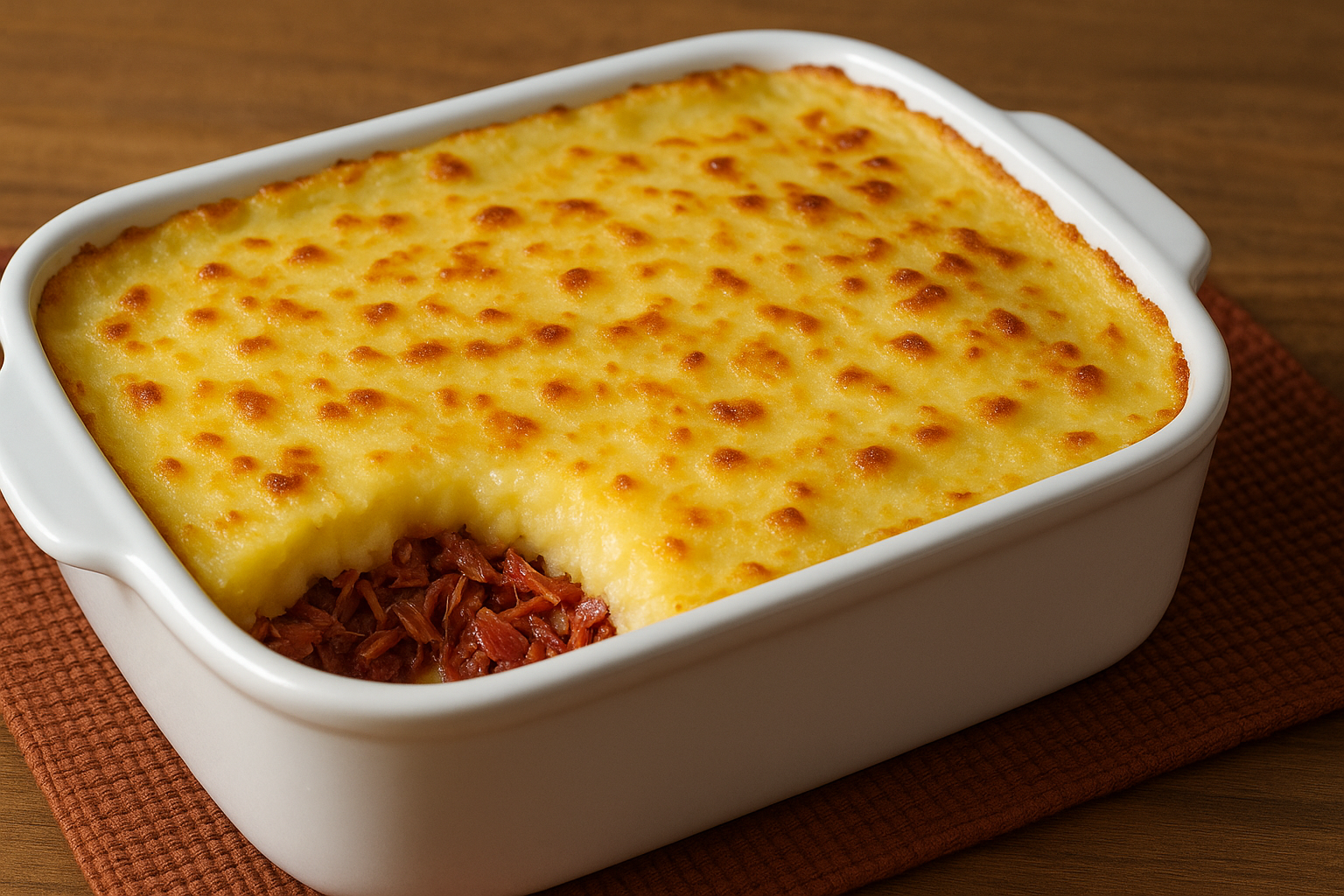 Escondidinho de carne-seca
