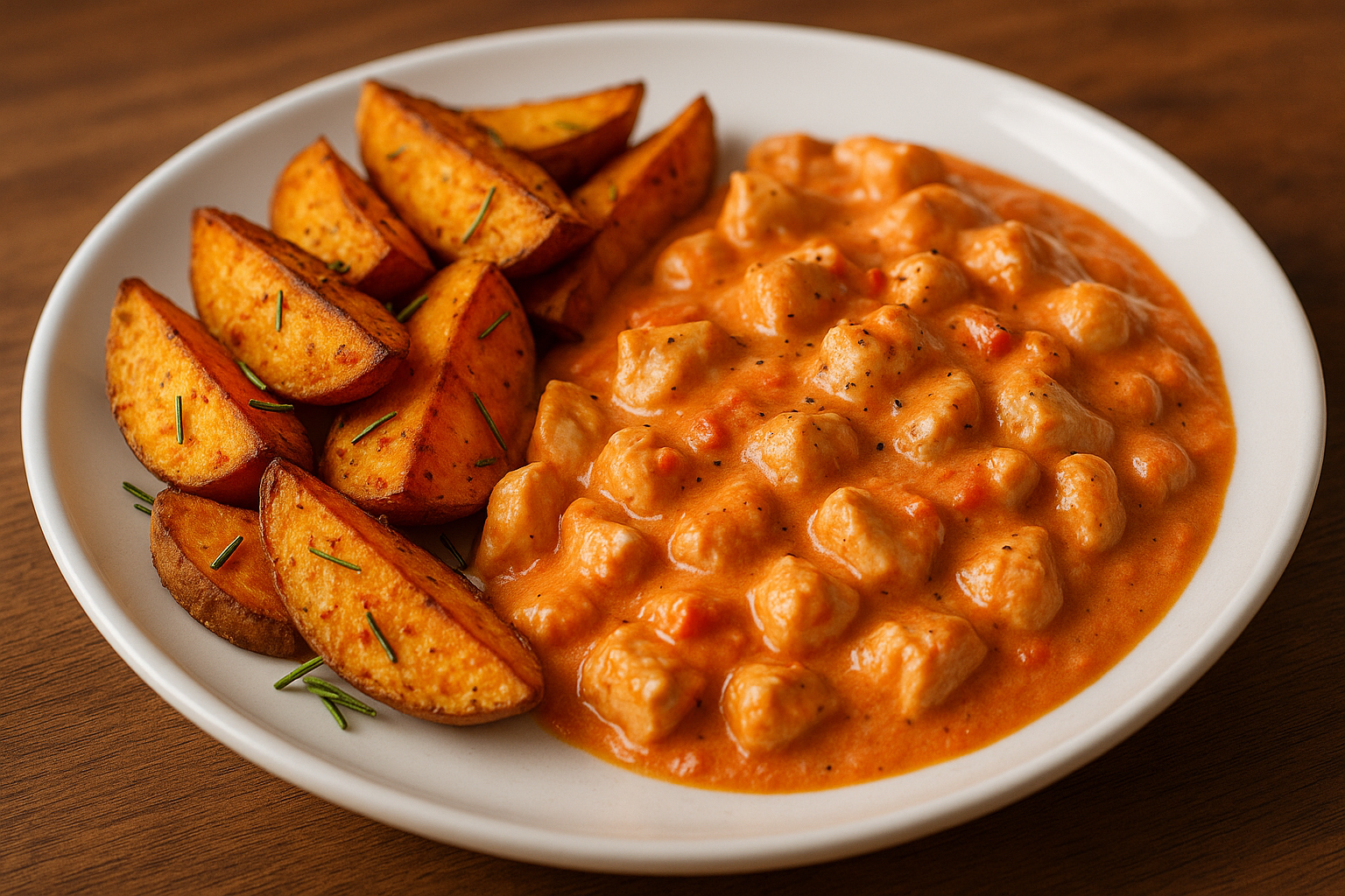 Strogonoff Fit com Batata-Doce